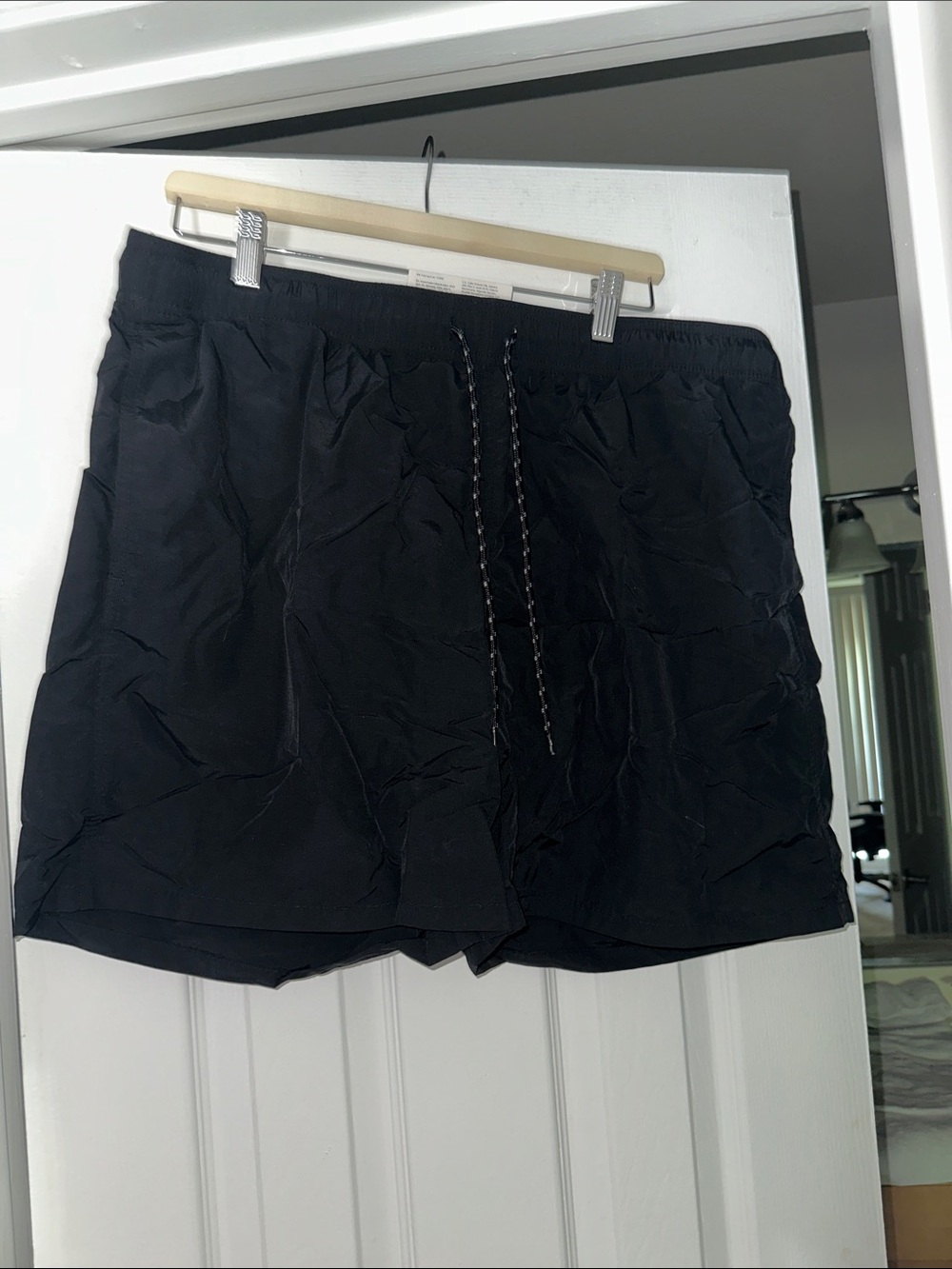 Goodfellow & Co Black Swim Trunks with Drawstring